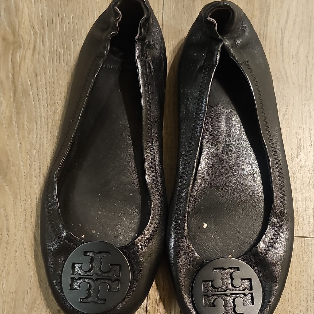 Tory Burch Dark Brown Ballet Flats